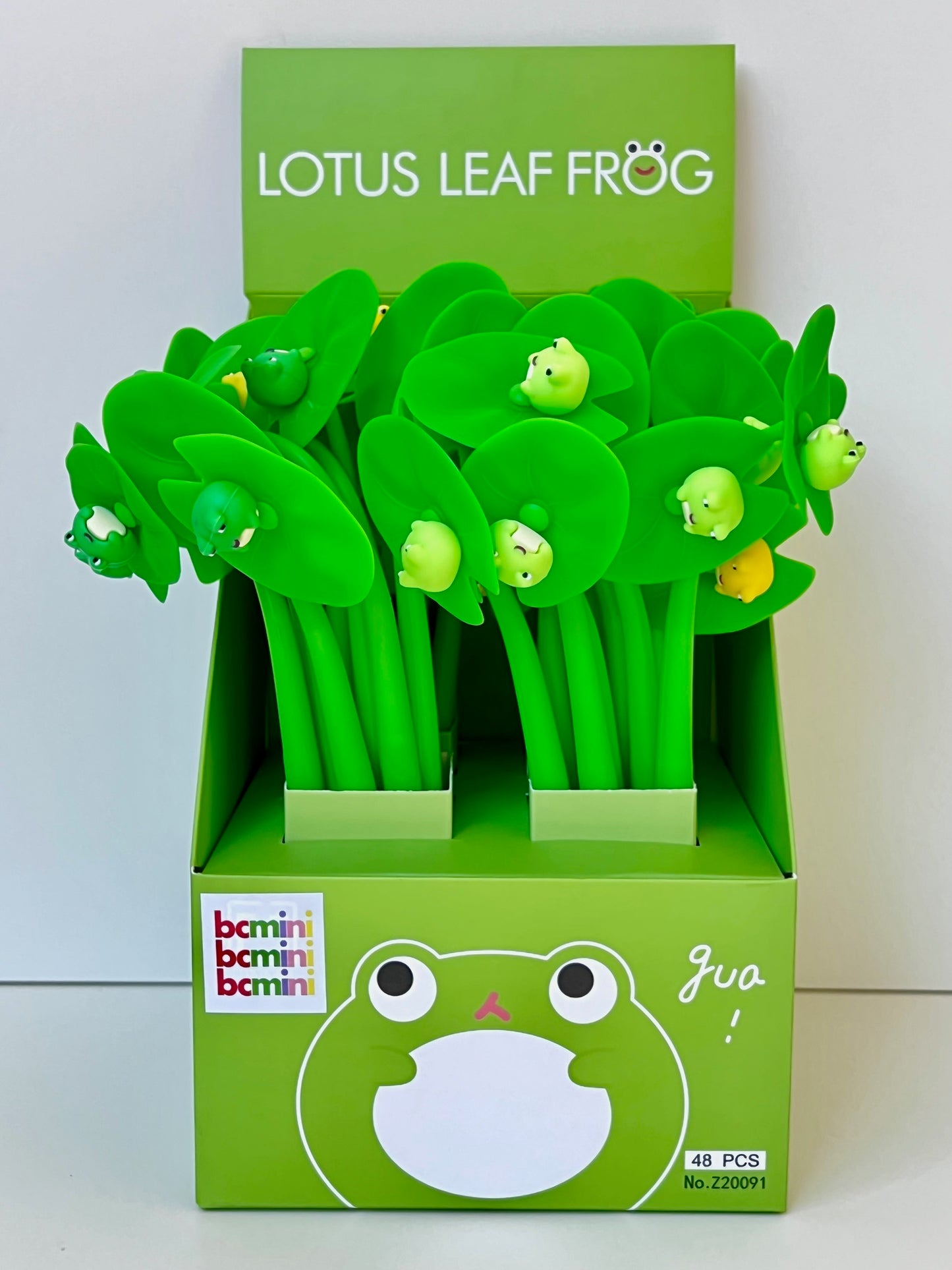 22714 Frog Lily Wiggle Pad Gel Pen-48