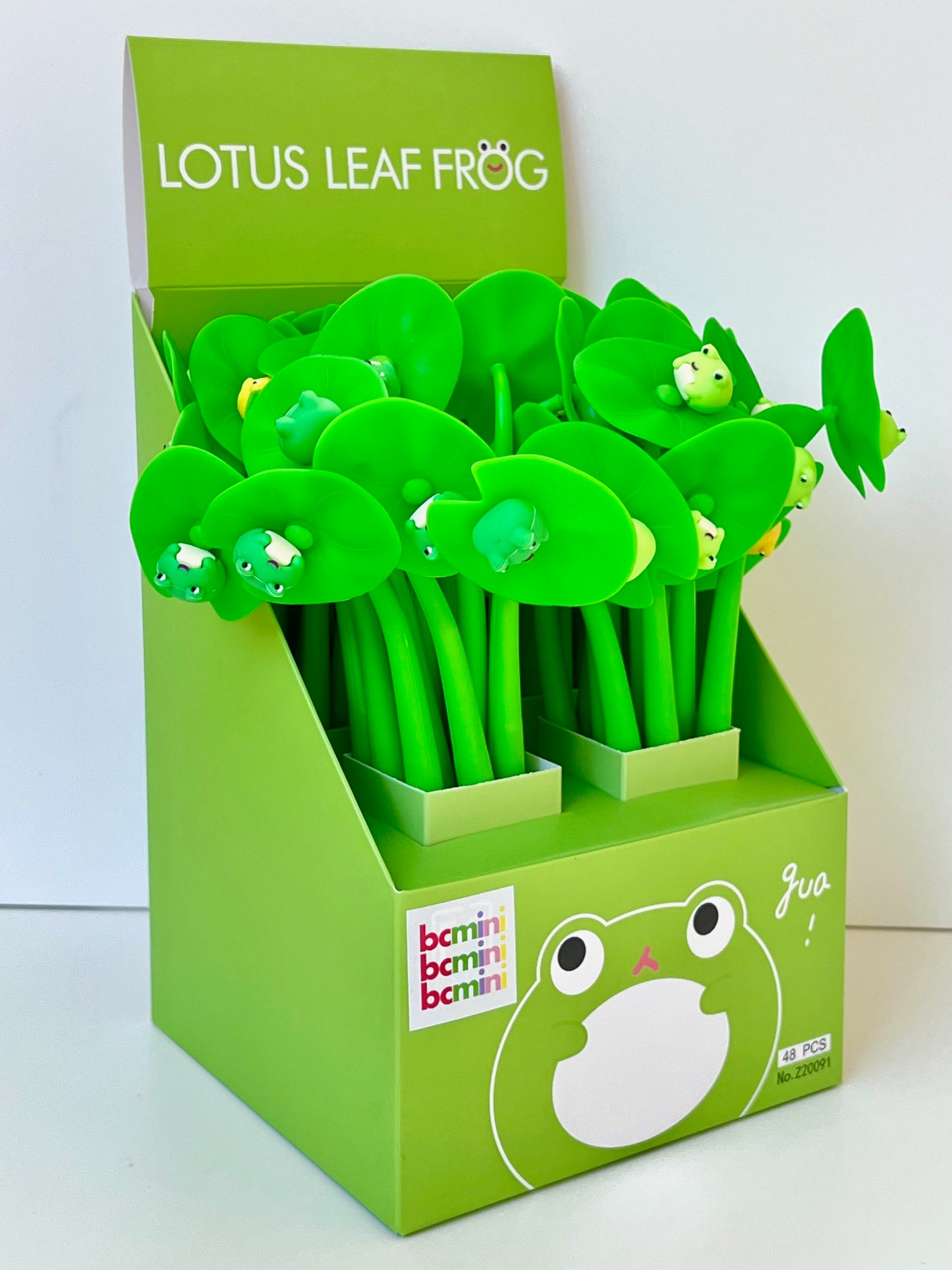 22714 Frog Lily Wiggle Pad Gel Pen-48