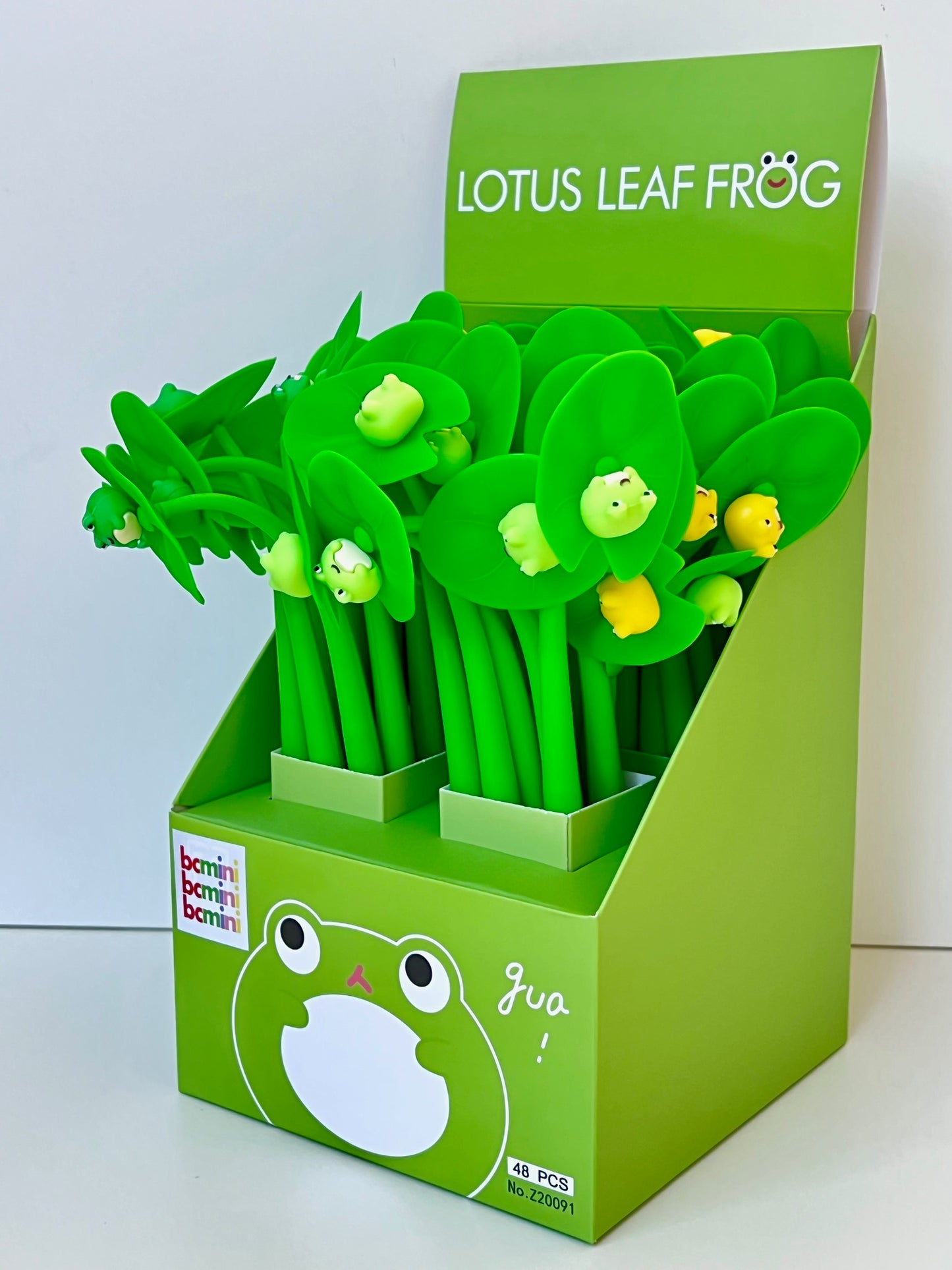 22714 Frog Lily Wiggle Pad Gel Pen-48