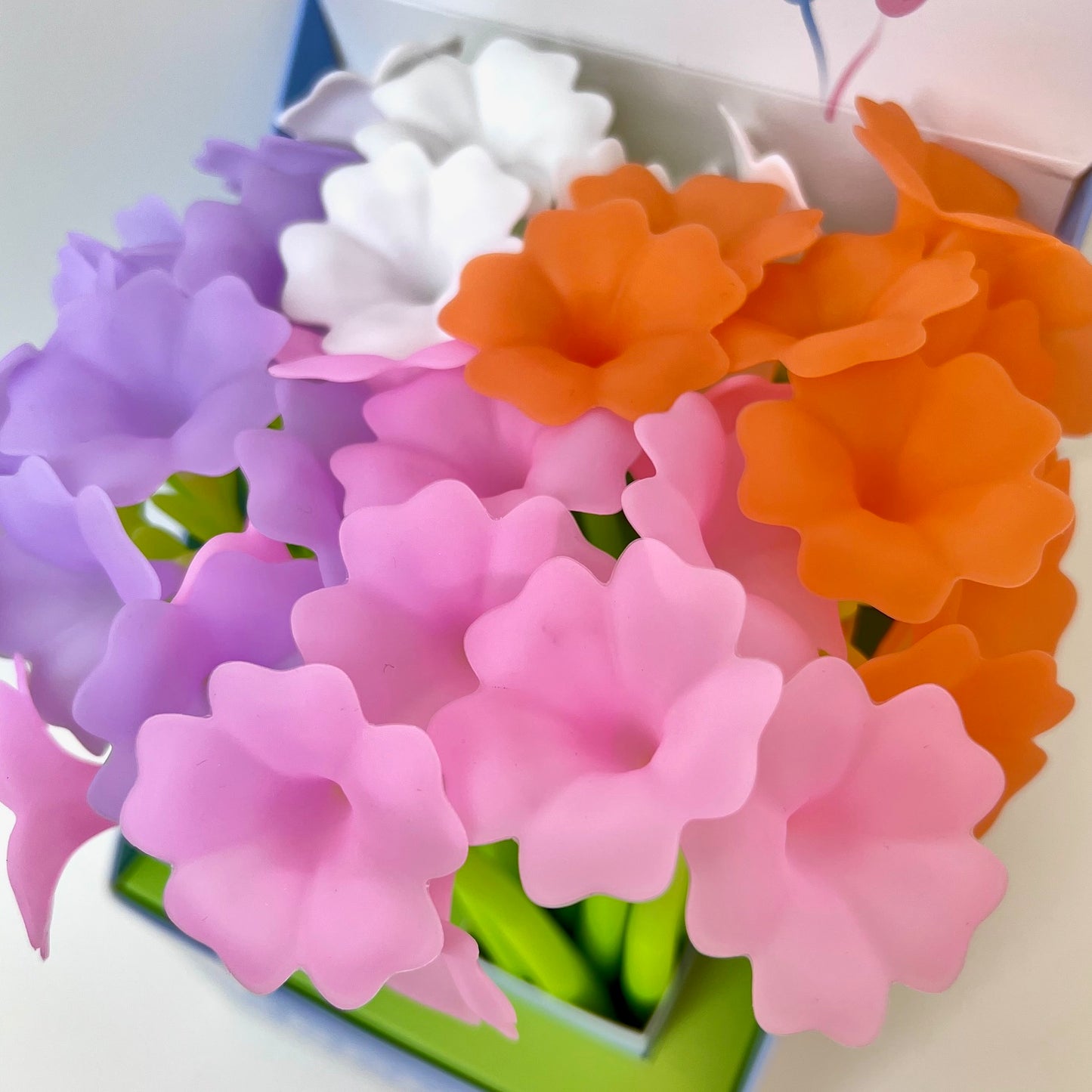 22715 Morning Glory Flower Wiggle Pad Gel Pen-48