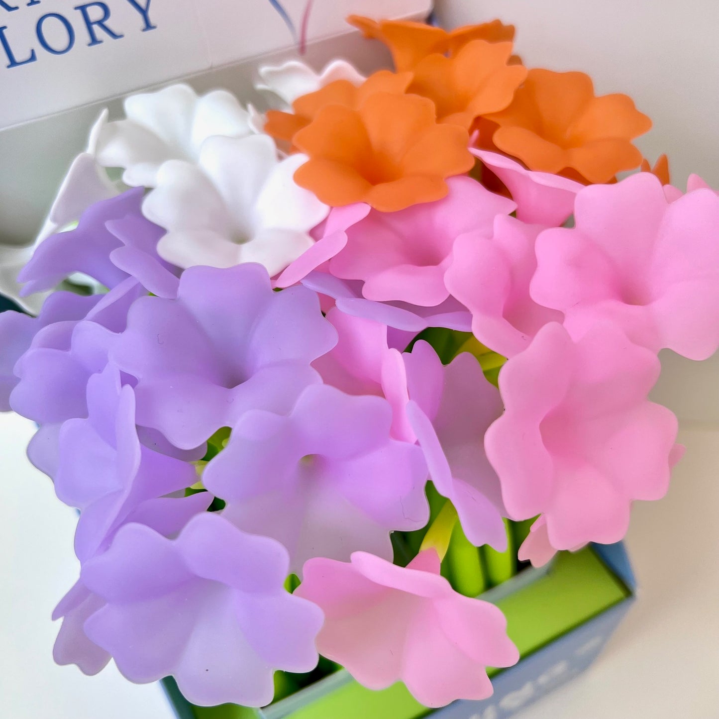 22715 Morning Glory Flower Wiggle Pad Gel Pen-48