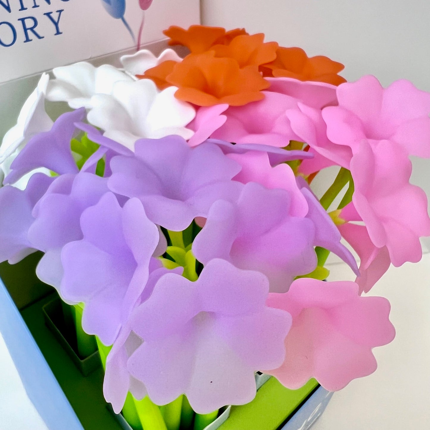 22715 Morning Glory Flower Wiggle Pad Gel Pen-48