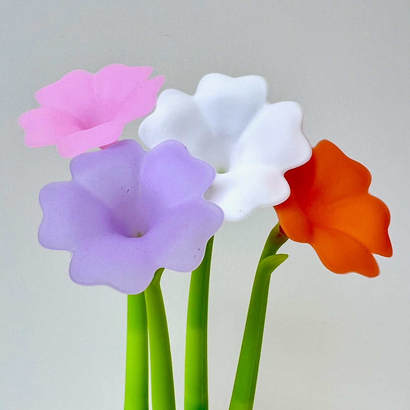 22715 Morning Glory Flower Wiggle Pad Gel Pen-48