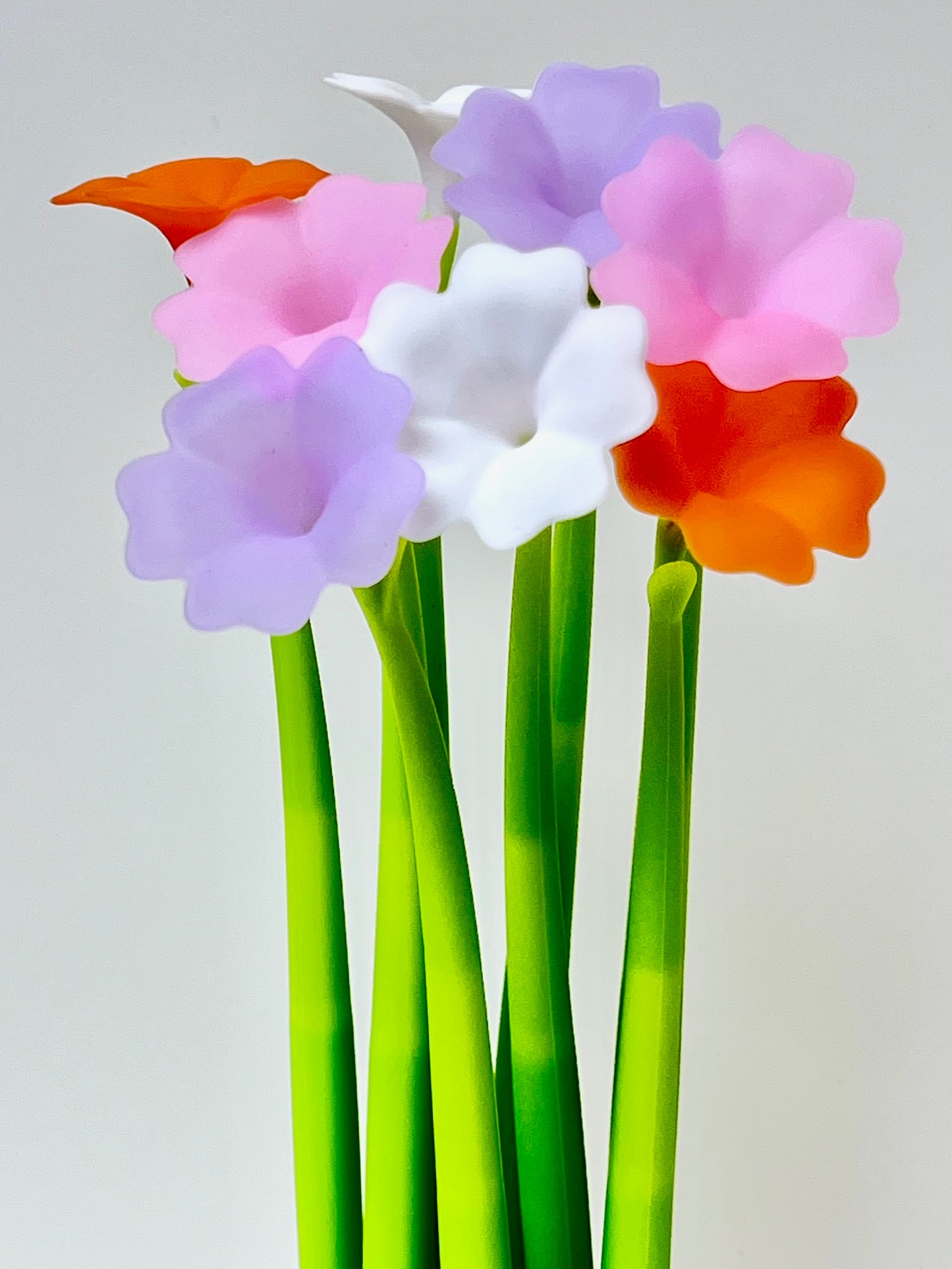 22715 Morning Glory Flower Wiggle Pad Gel Pen-48