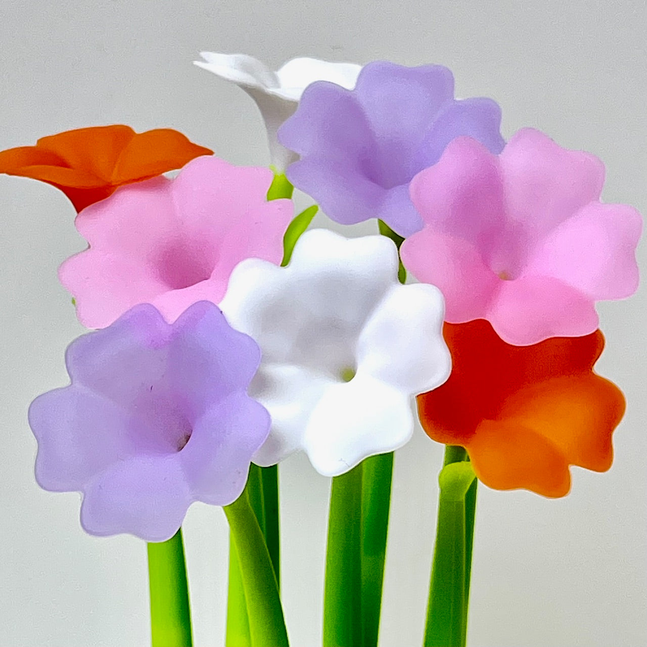 22715 Morning Glory Flower Wiggle Pad Gel Pen-48