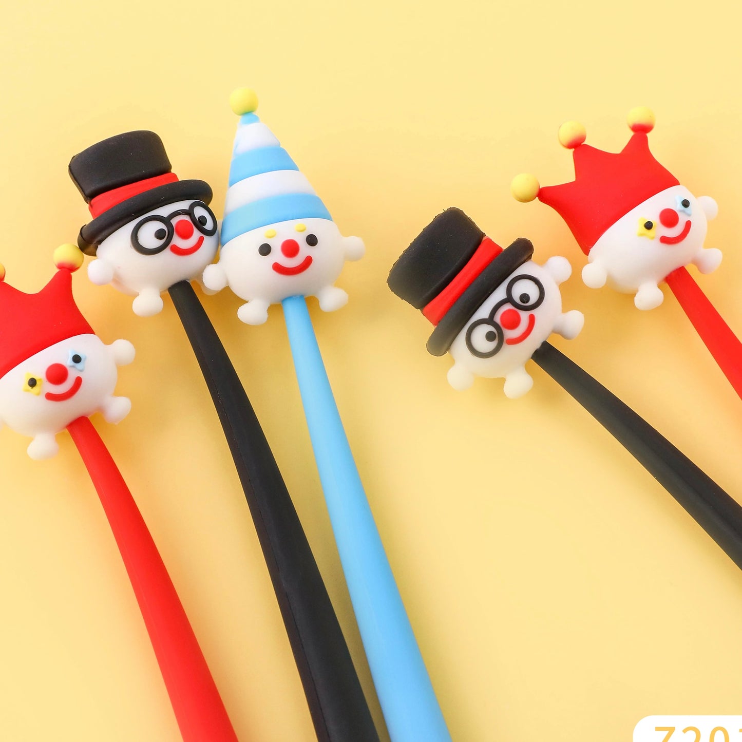 22716 Clown Wiggle Gel Pen-48