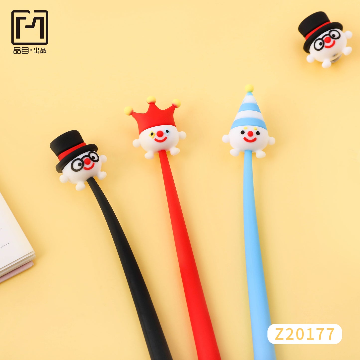 22716 Clown Wiggle Gel Pen-48