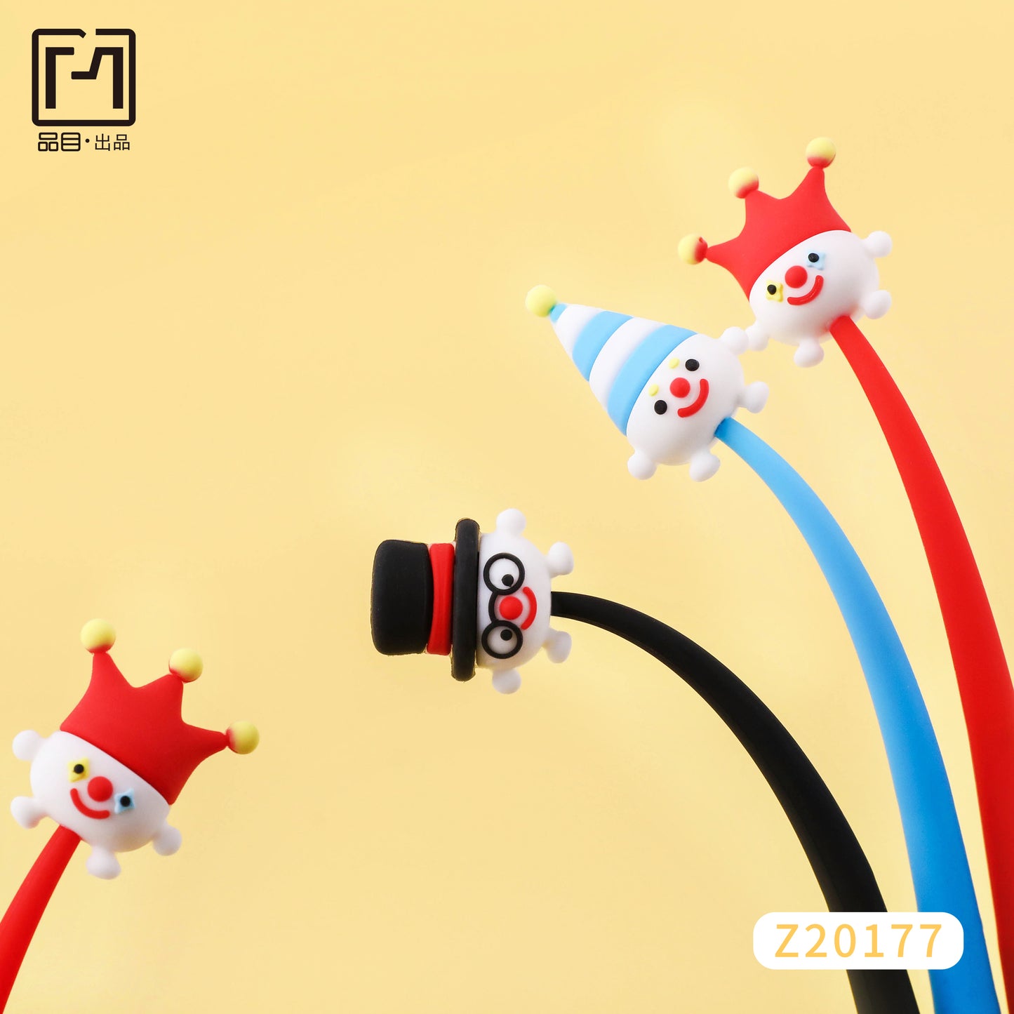 22716 Clown Wiggle Gel Pen-48