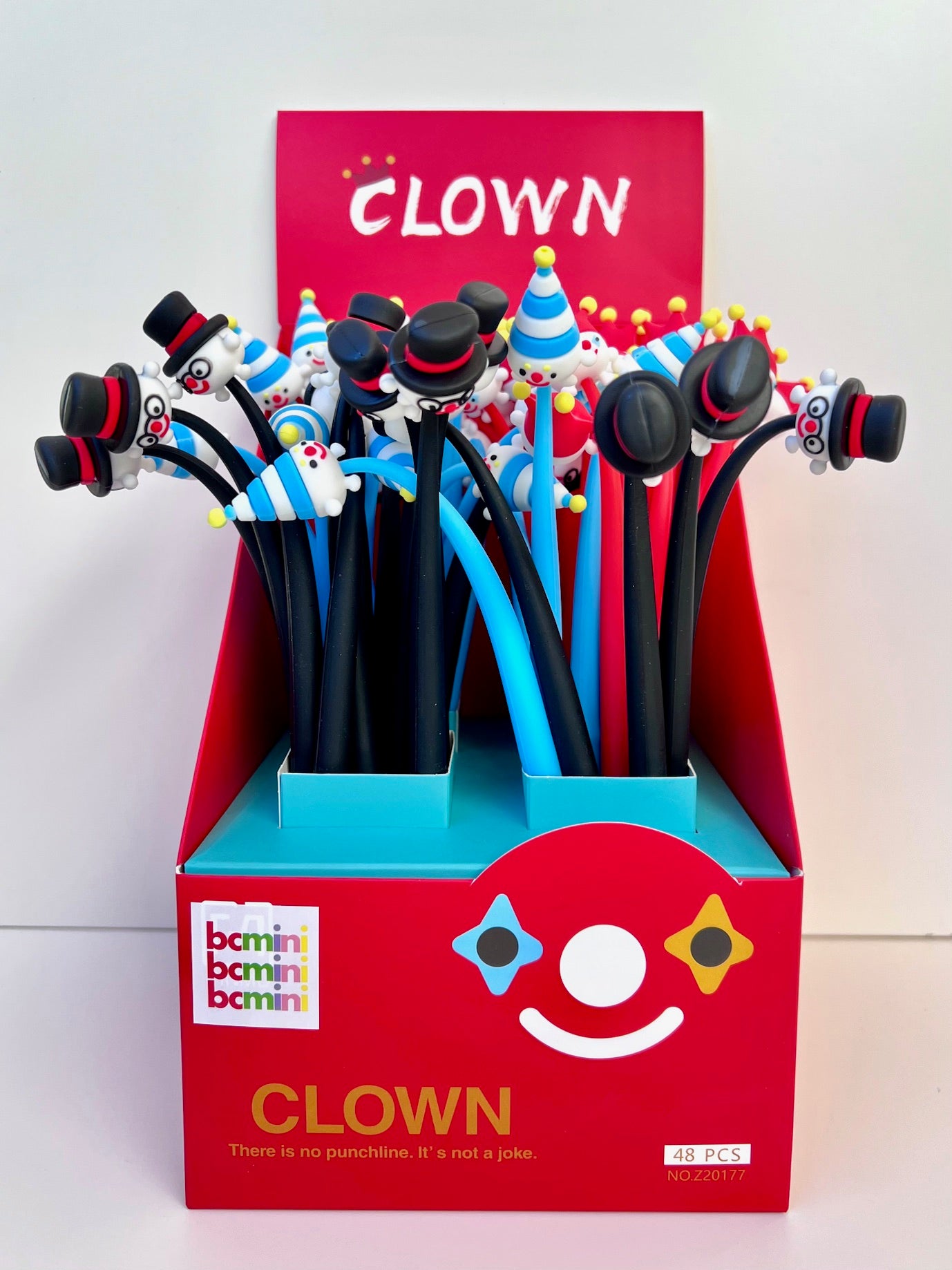 22716 Clown Wiggle Gel Pen-48