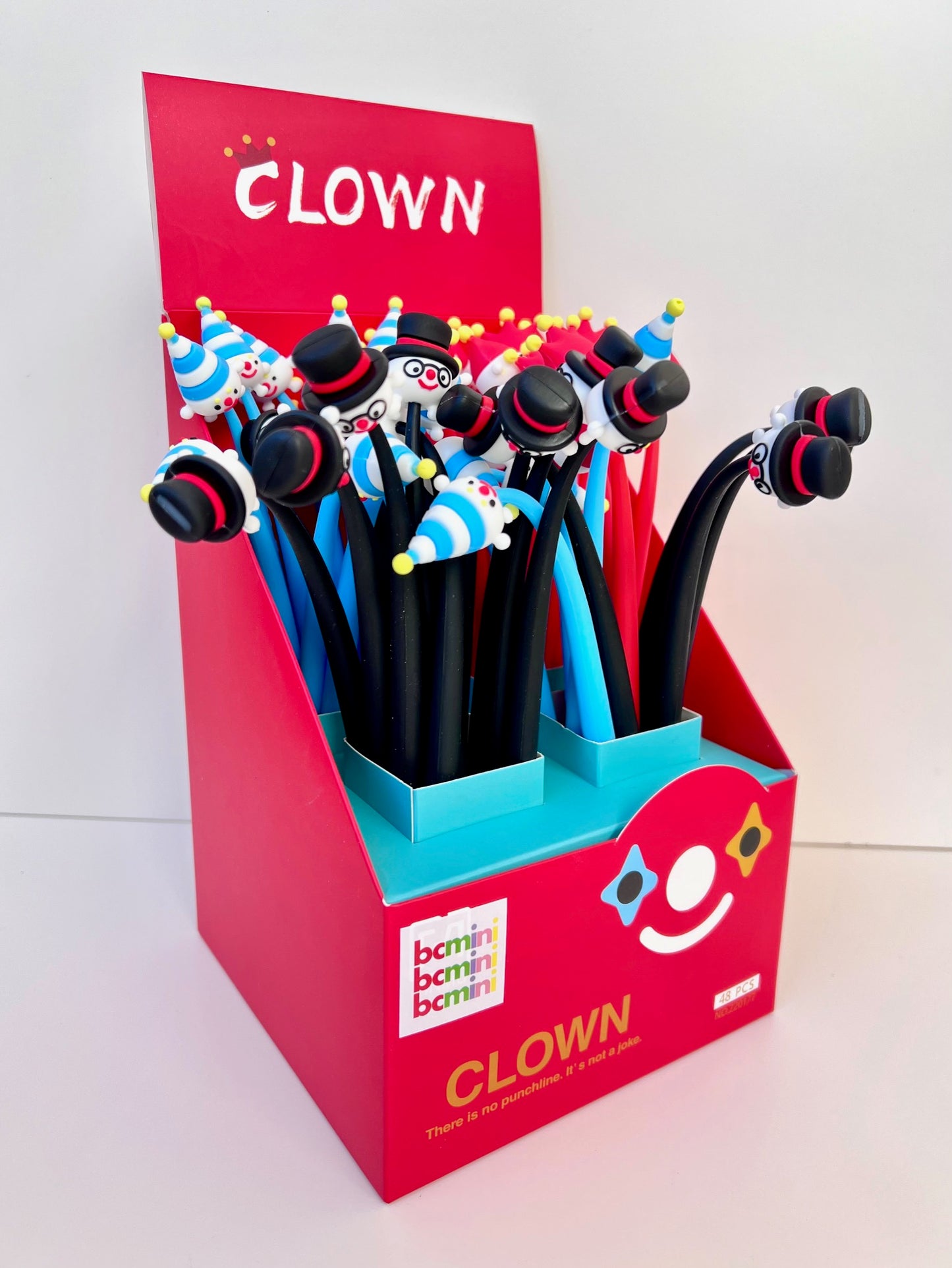 22716 Clown Wiggle Gel Pen-48