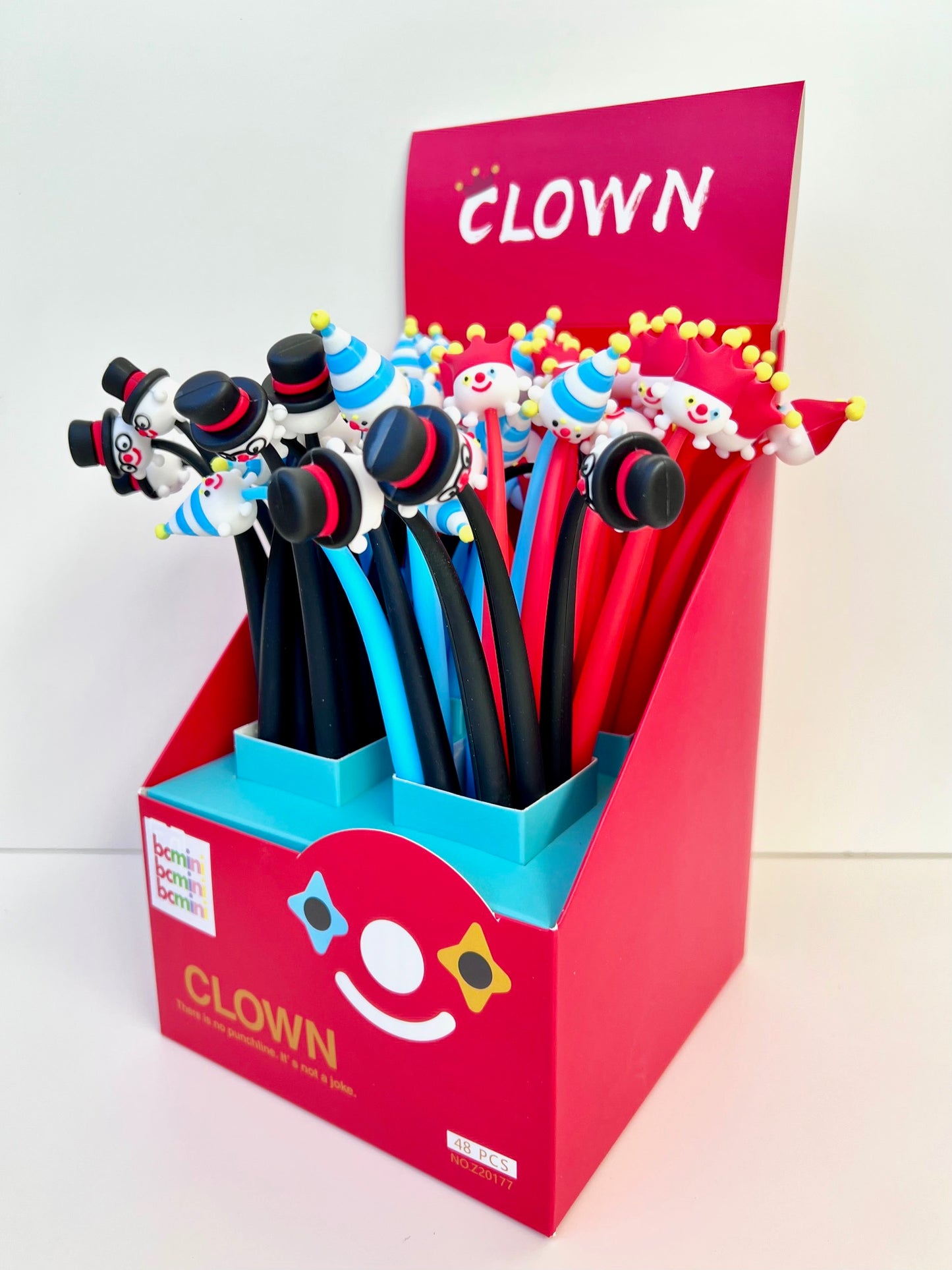 22716 Clown Wiggle Gel Pen-48