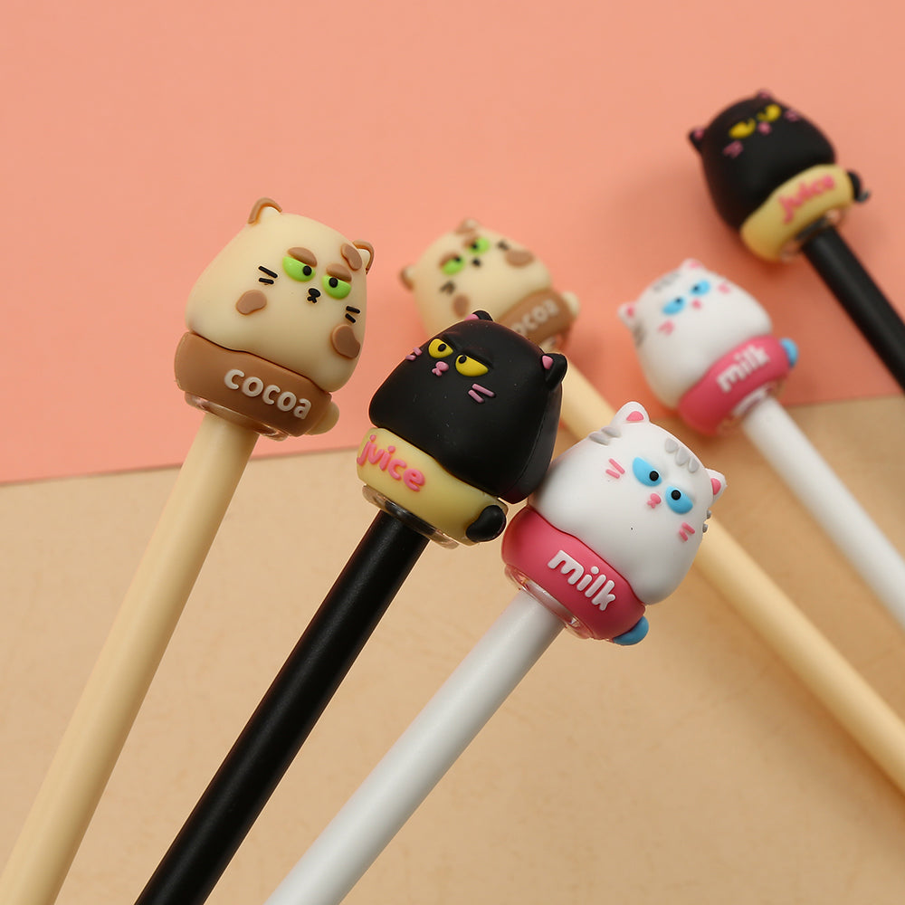 22718 Puffy Eye Cat Gel Pen-36