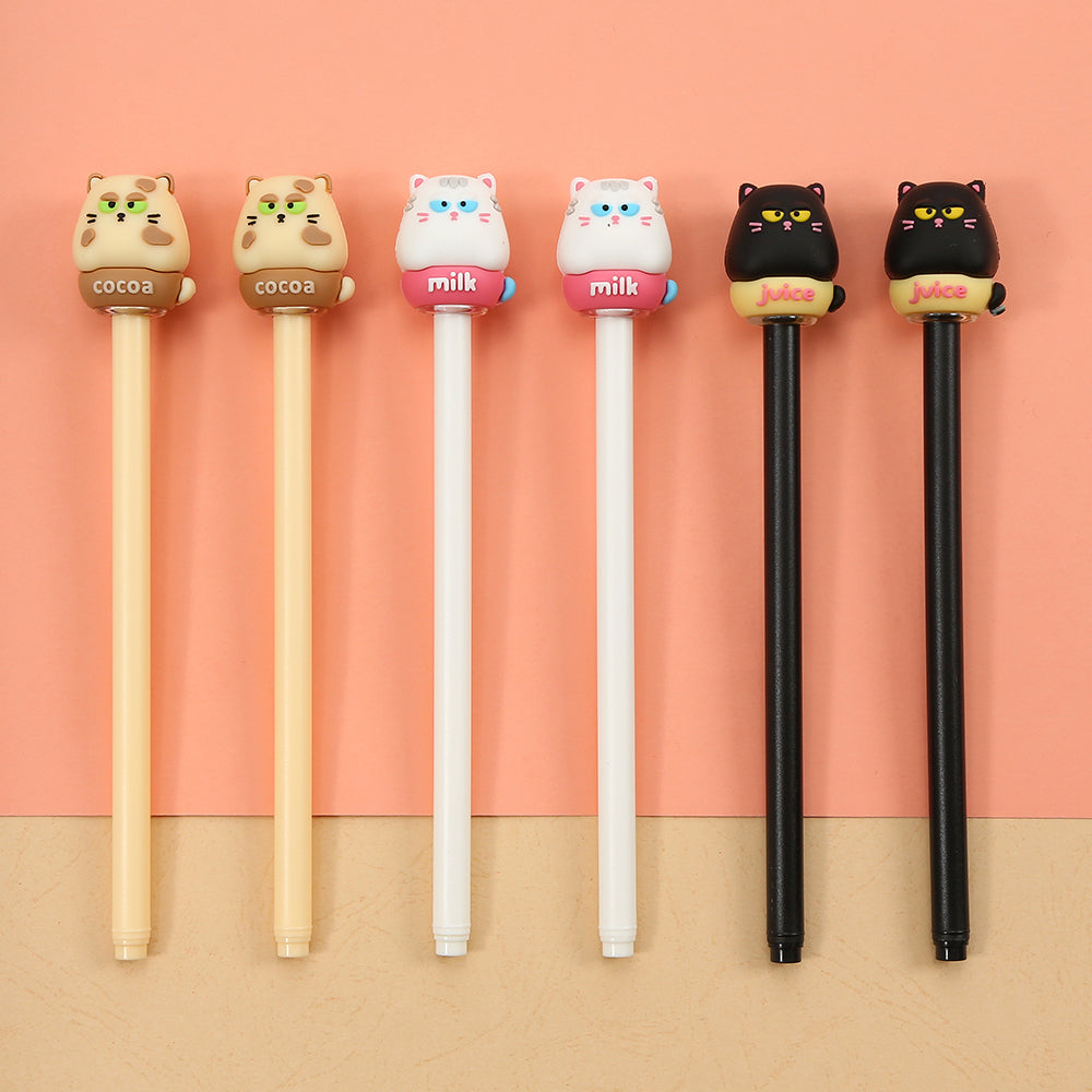 22718 Puffy Eye Cat Gel Pen-36