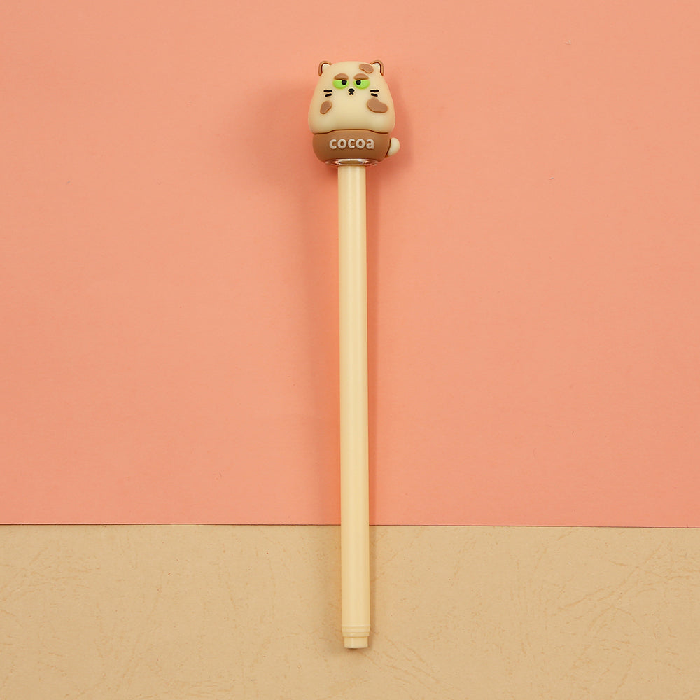 22718 Puffy Eye Cat Gel Pen-36