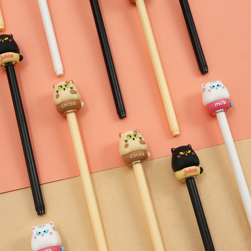 22718 Puffy Eye Cat Gel Pen-36