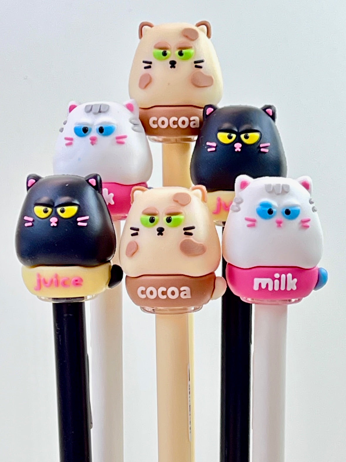 22718 Puffy Eye Cat Gel Pen-36