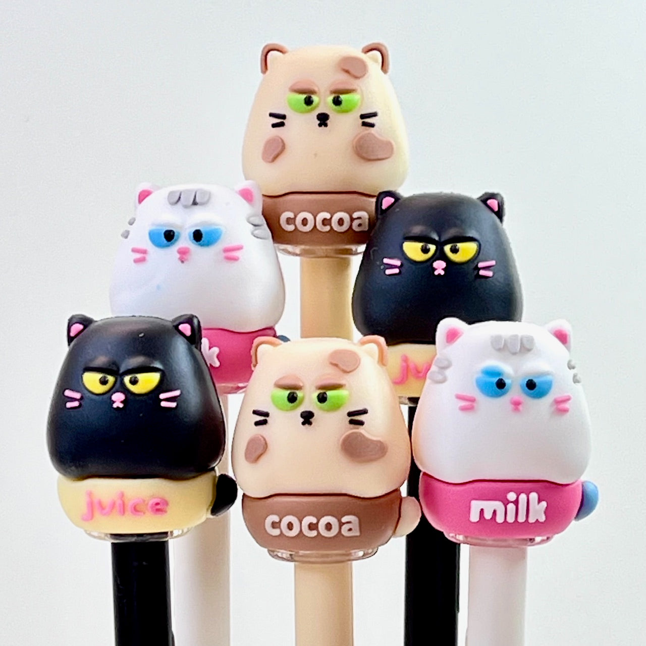 22718 Puffy Eye Cat Gel Pen-36