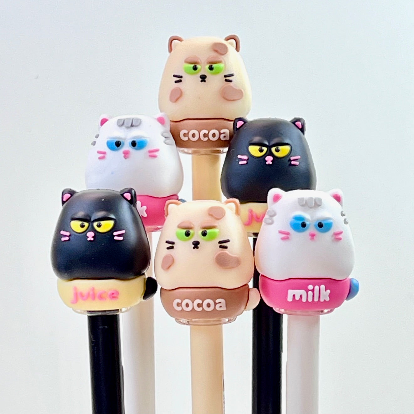 22718 Puffy Eye Cat Gel Pen-36