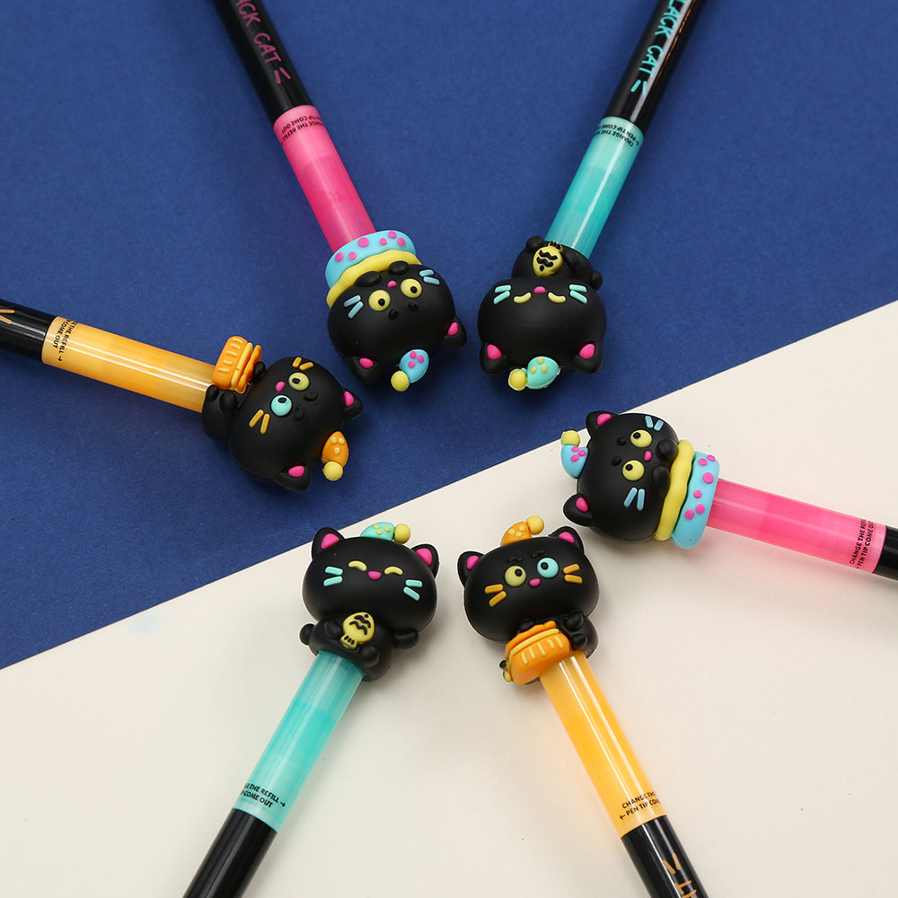 22719 Black Cat Gel Pen-36