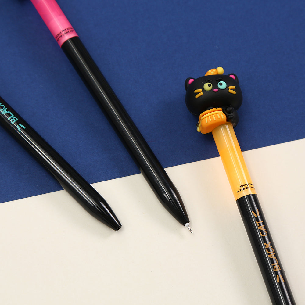 22719 Black Cat Gel Pen-36