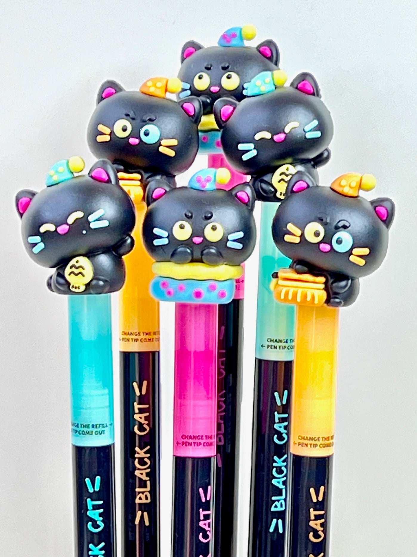 22719 Black Cat Gel Pen-36