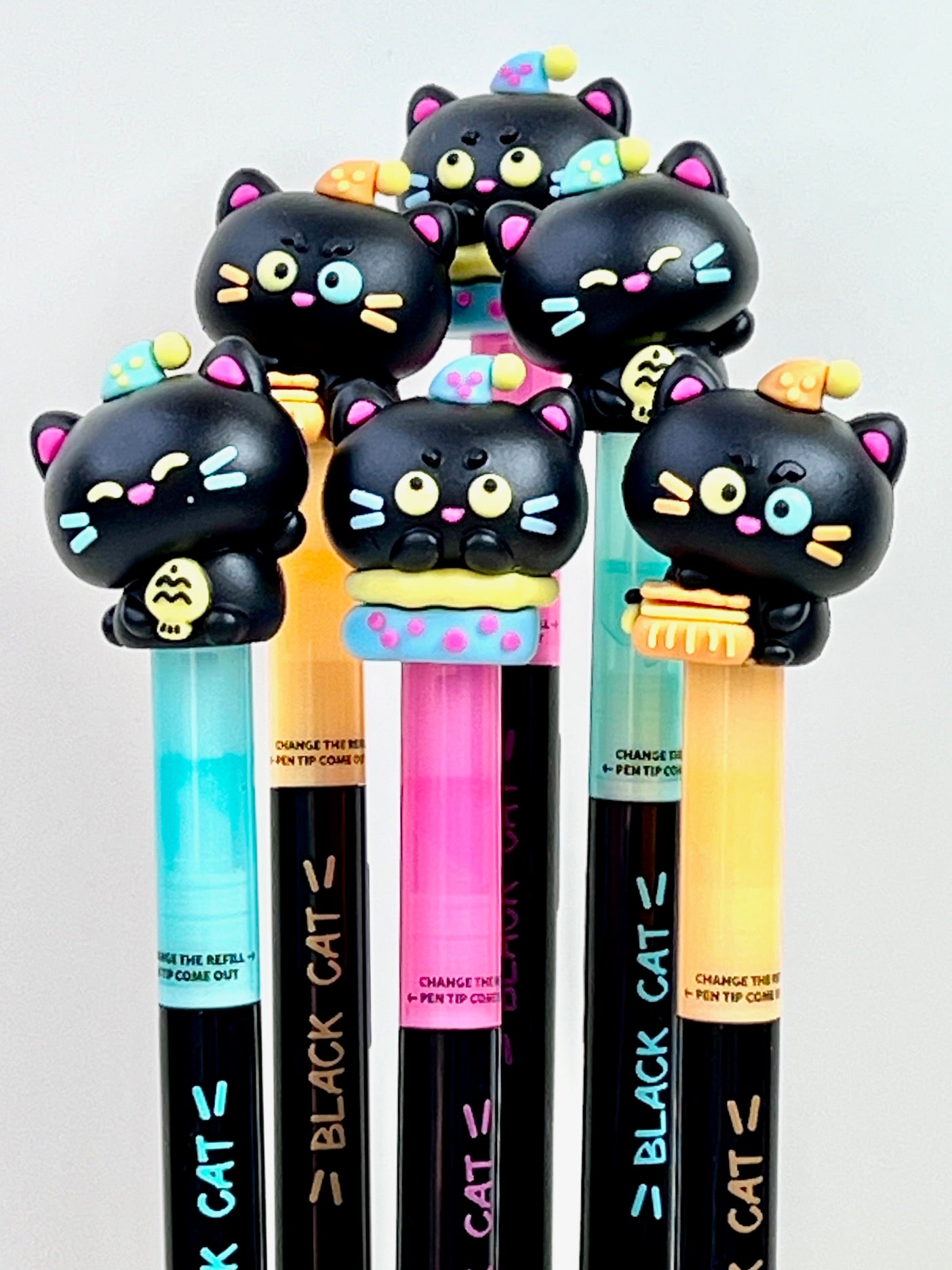 22719 Black Cat Gel Pen-36