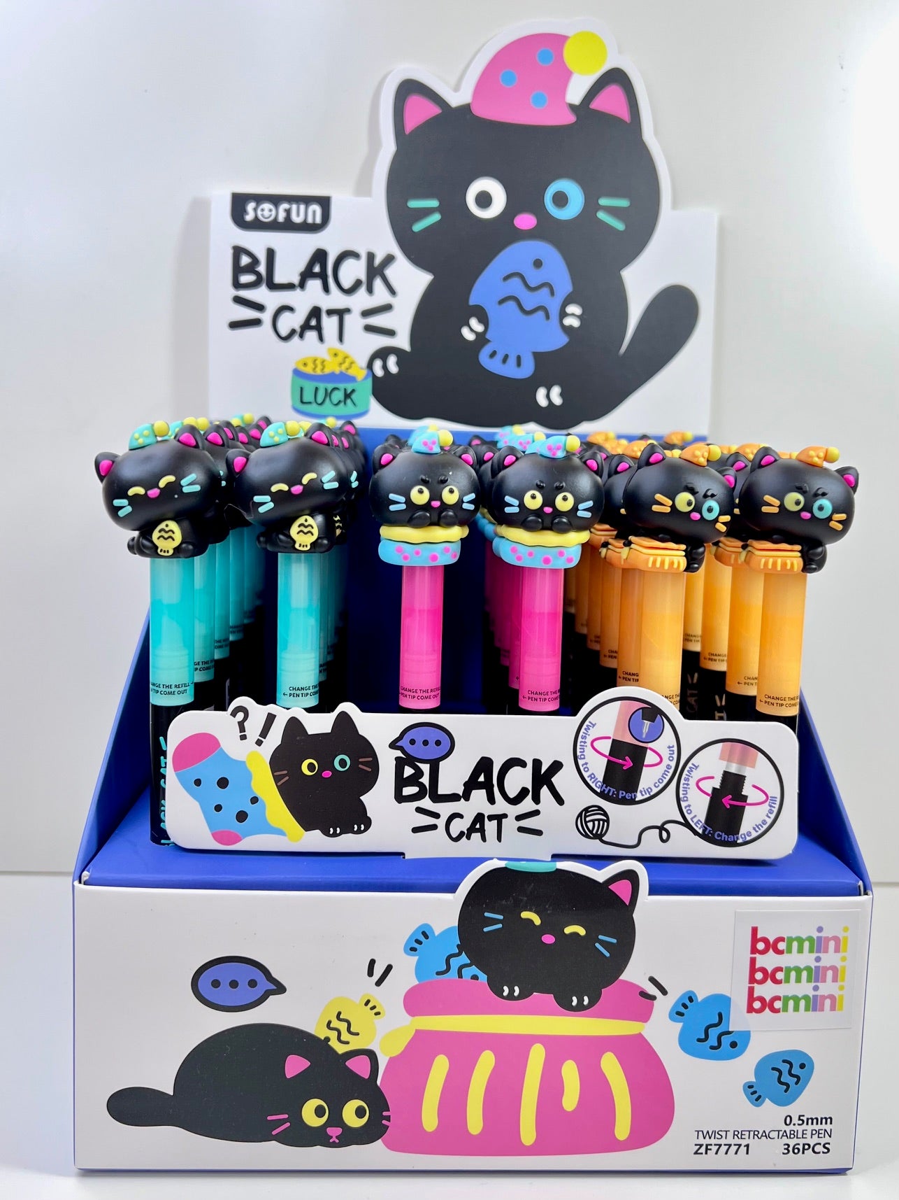 22719 Black Cat Gel Pen-36