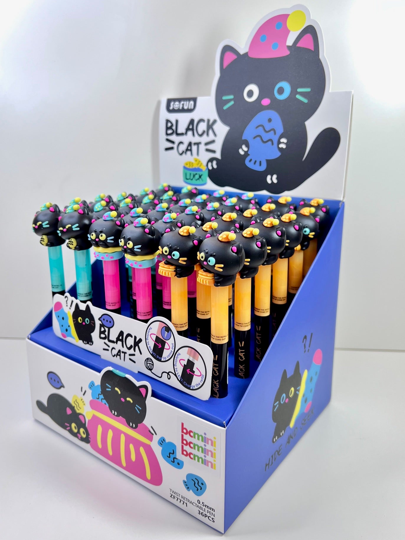 22719 Black Cat Gel Pen-36