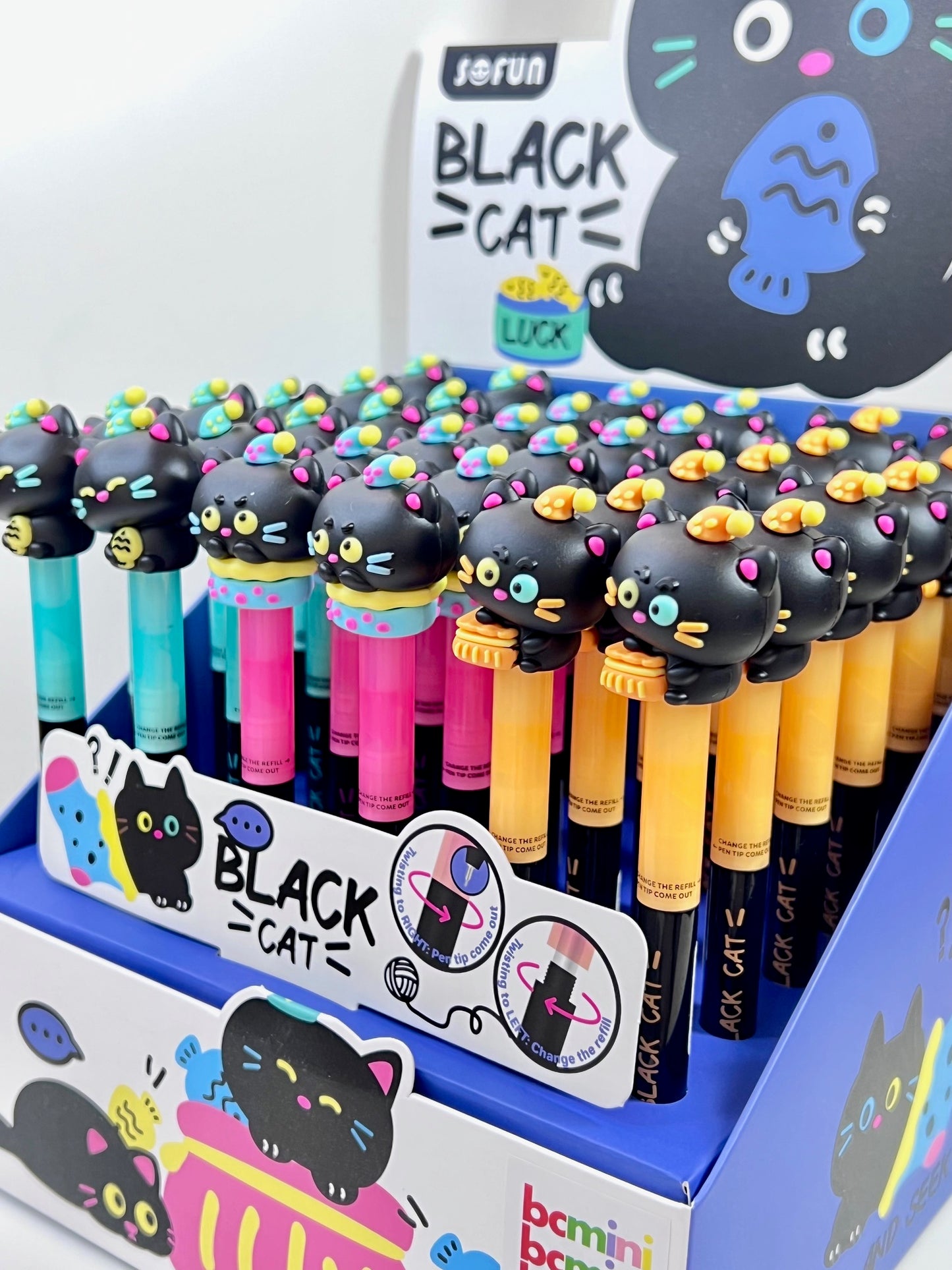 22719 Black Cat Gel Pen-36