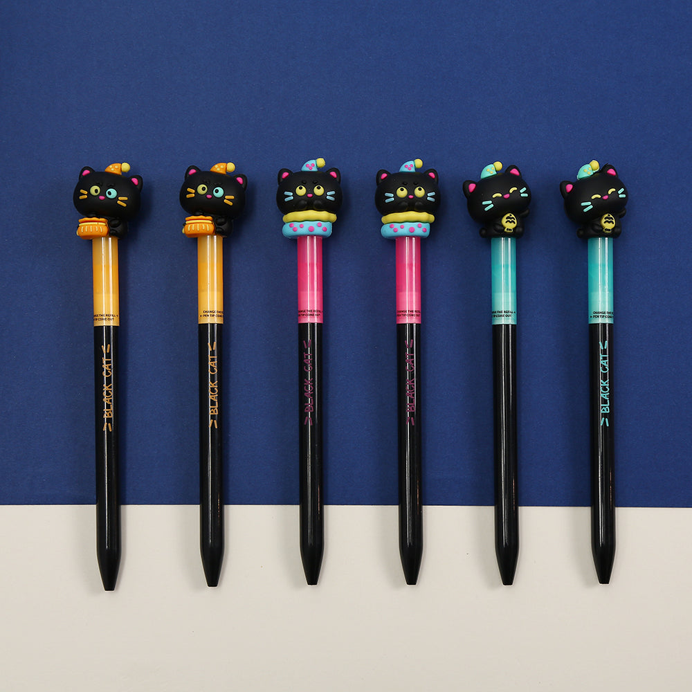 22719 Black Cat Gel Pen-36