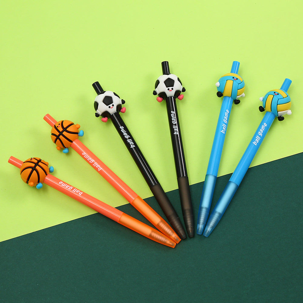 22721 Sports Ball Game Retractable Gel Pen-36