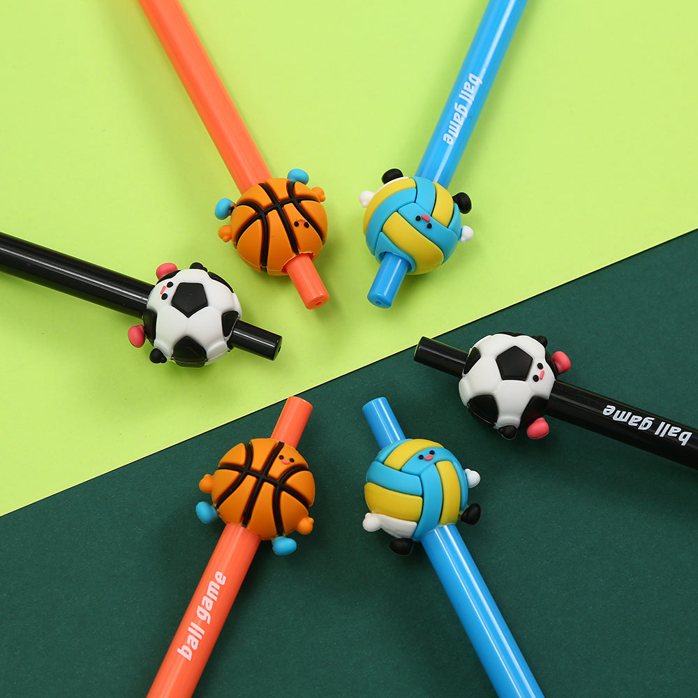 22721 Sports Ball Game Retractable Gel Pen-36