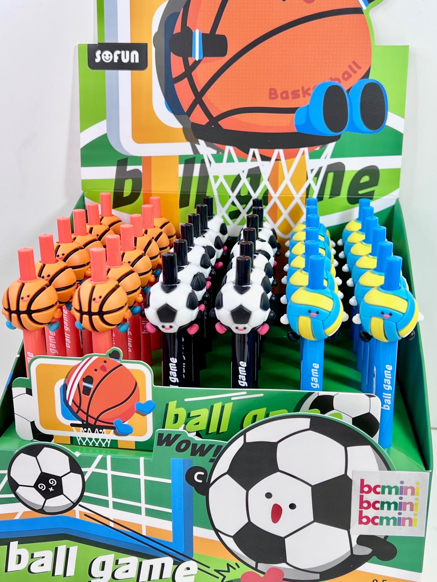 22721 Sports Ball Game Retractable Gel Pen-36