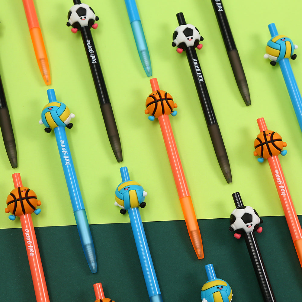 22721 Sports Ball Game Retractable Gel Pen-36