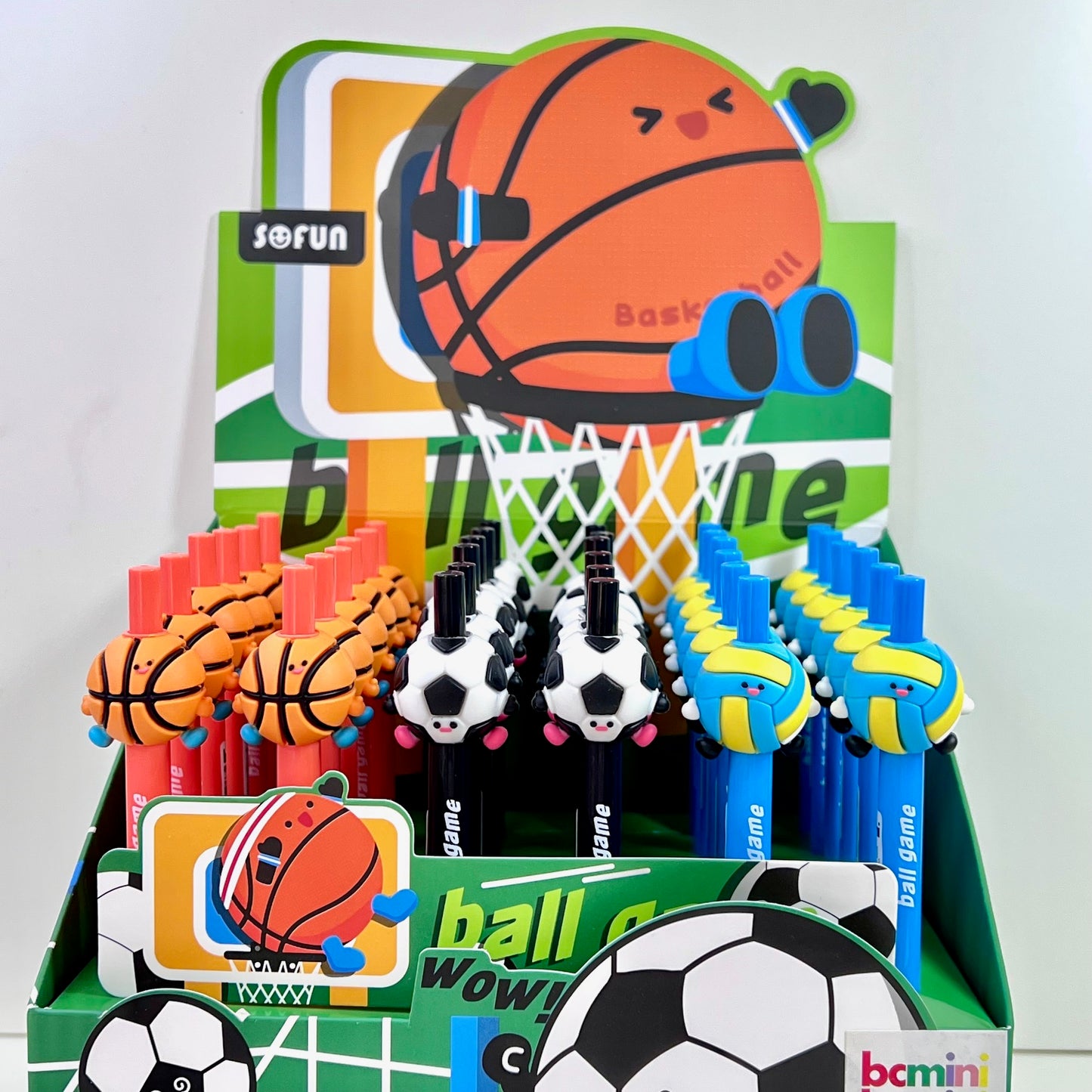 22721 Sports Ball Game Retractable Gel Pen-36