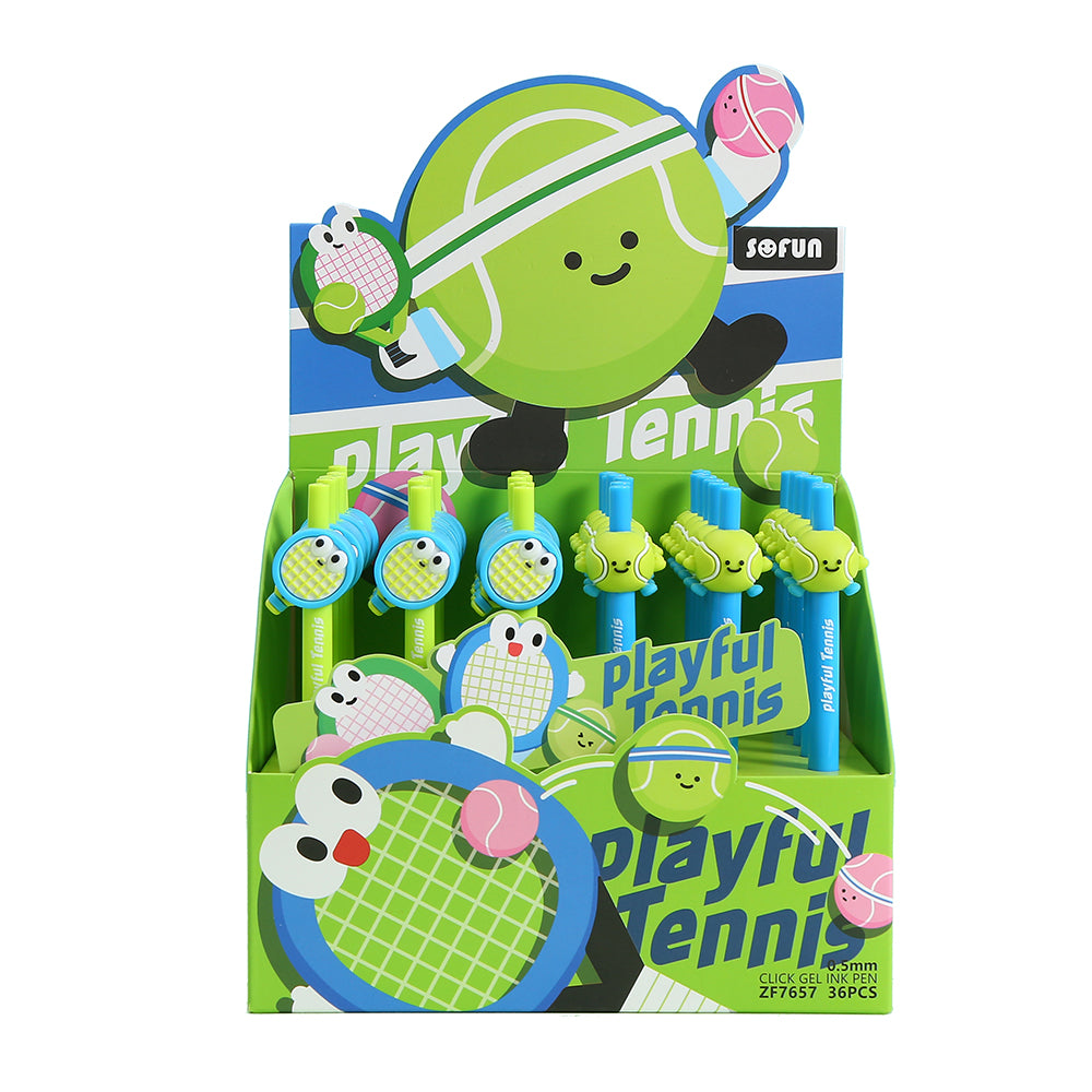 22722 Tennis Retractable Gel Pen-36