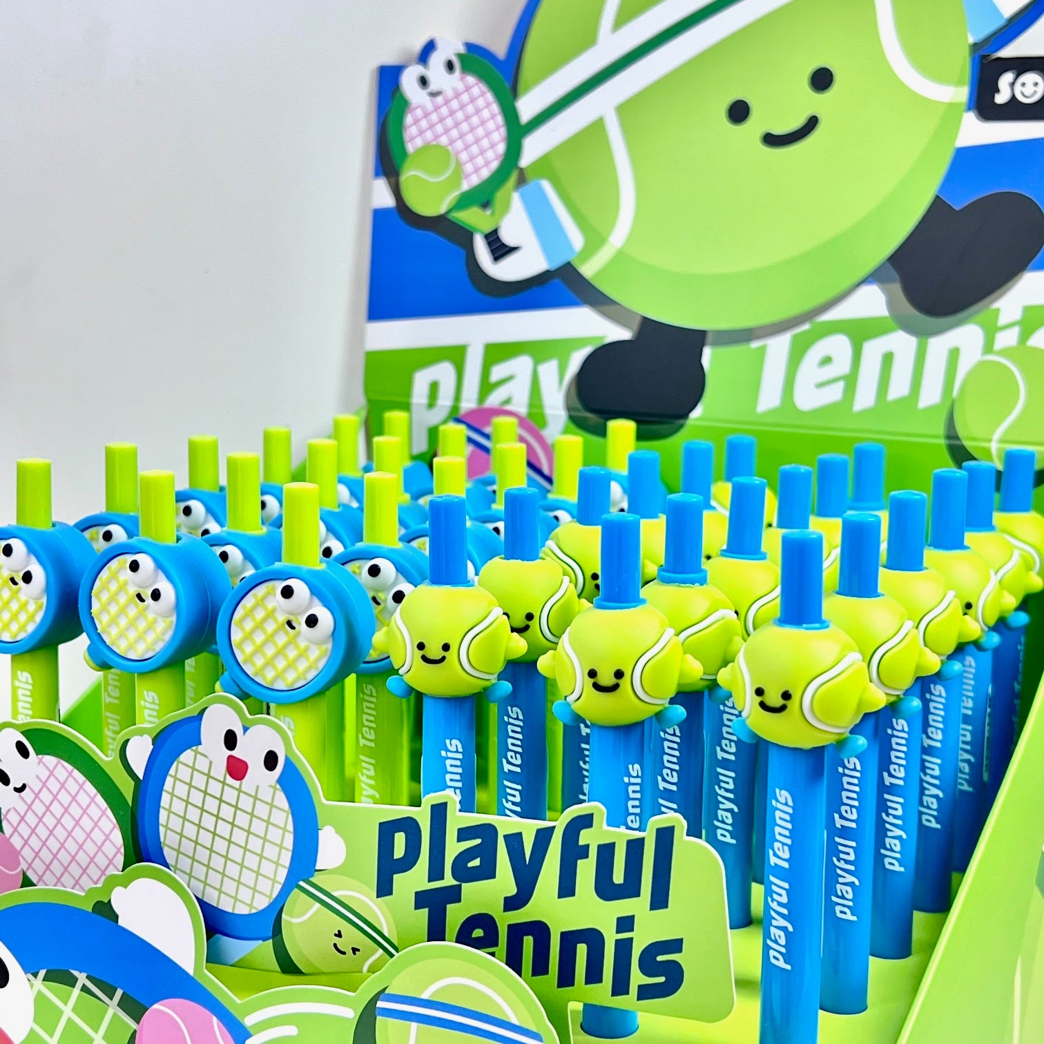 22722 Tennis Retractable Gel Pen-36 – BCmini