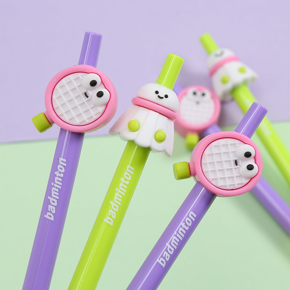 22723 Badminton Retractable Gel Pen-36