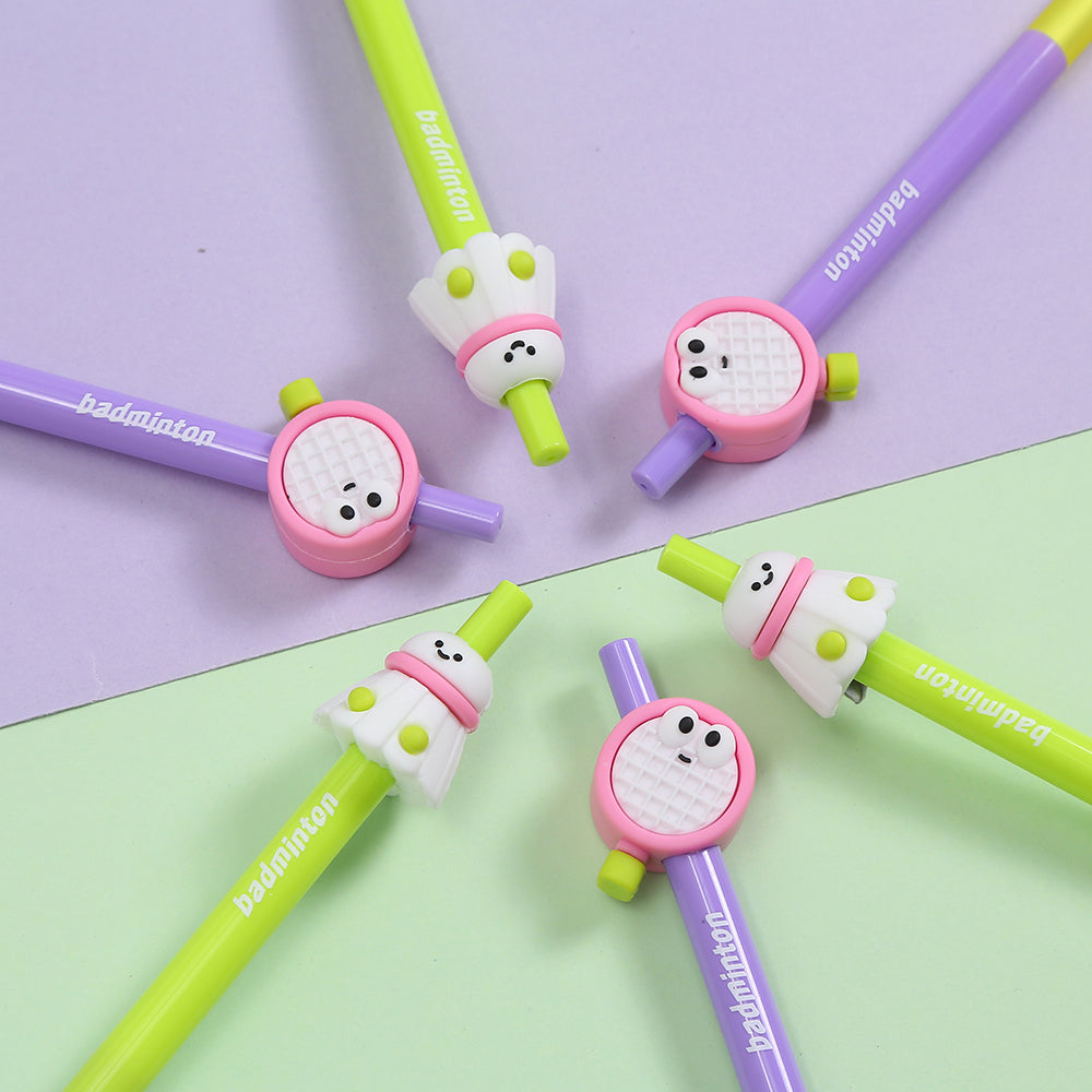 22723 Badminton Retractable Gel Pen-36