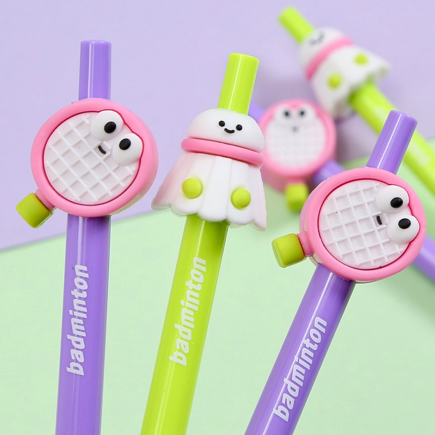 22723 Badminton Retractable Gel Pen-36