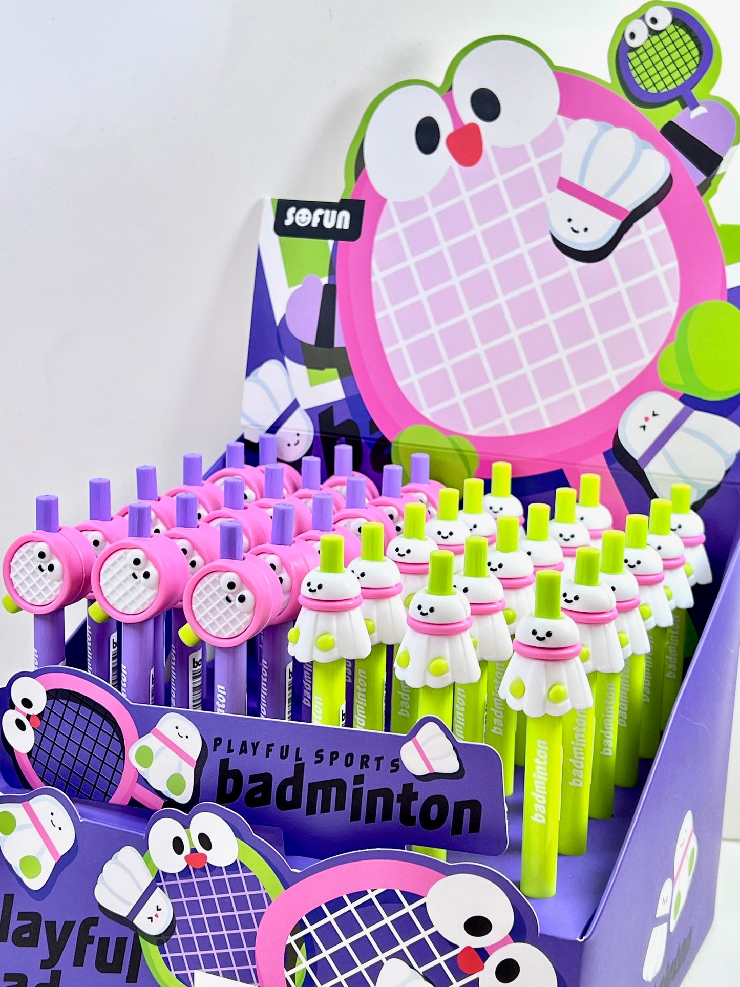 22723 Badminton Retractable Gel Pen-36