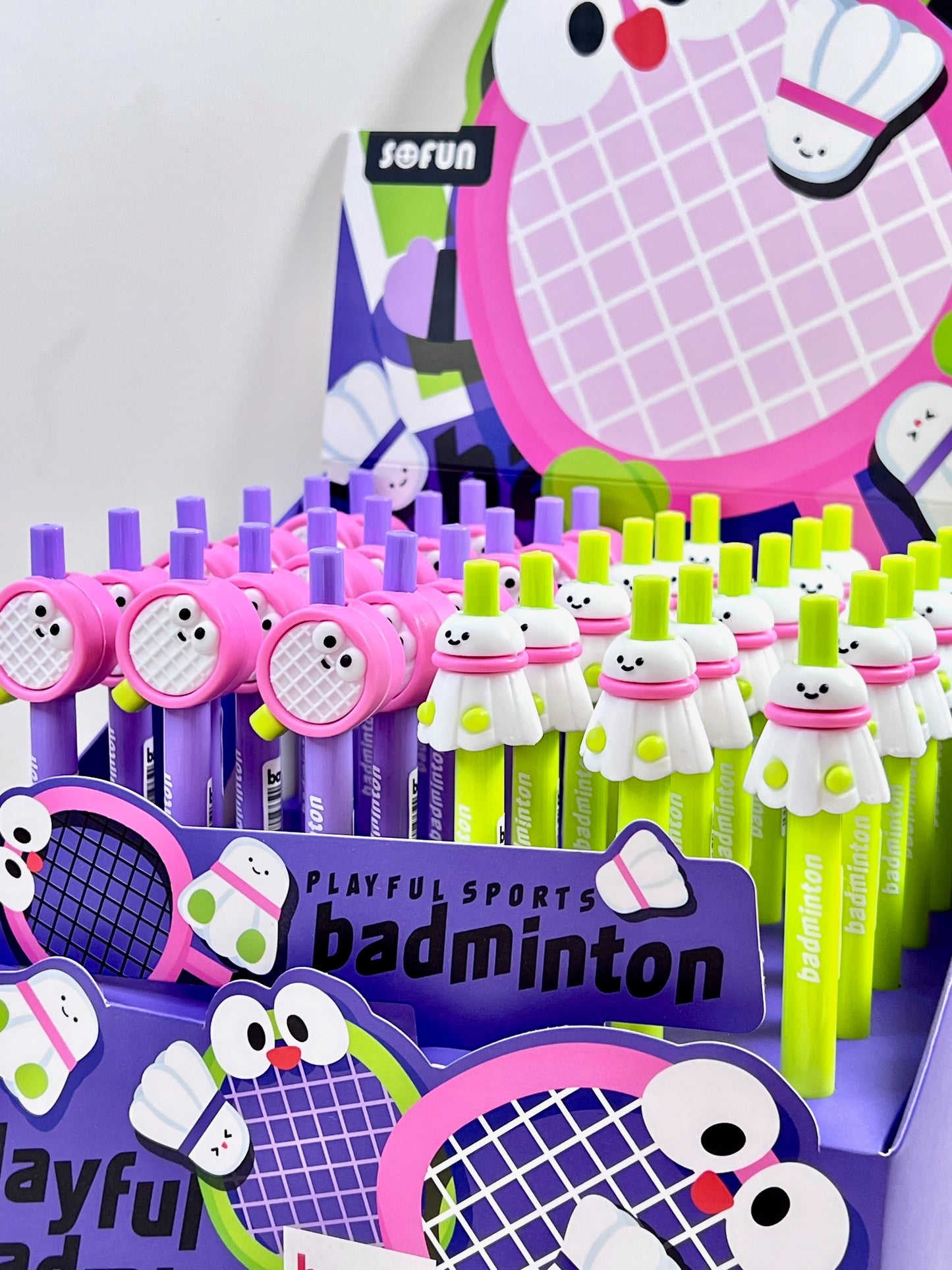 22723 Badminton Retractable Gel Pen-36