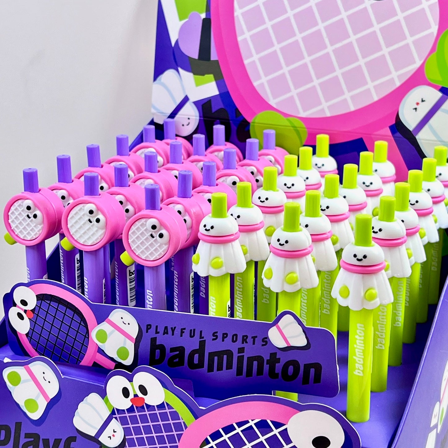 22723 Badminton Retractable Gel Pen-36