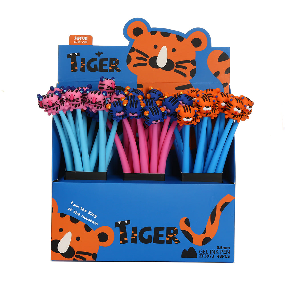 22724 Tiger Wiggle Gel Pen-48