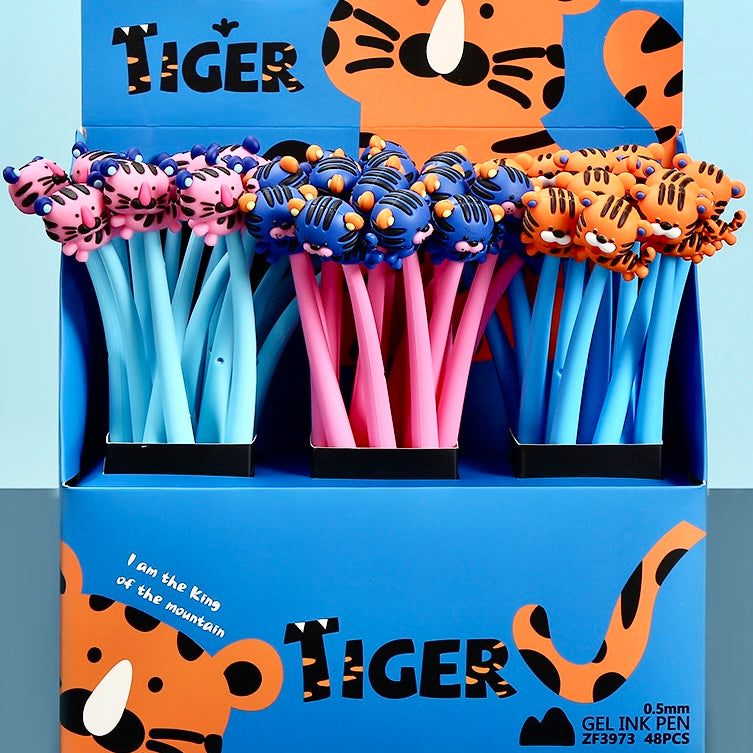 22724 Tiger Wiggle Gel Pen-48