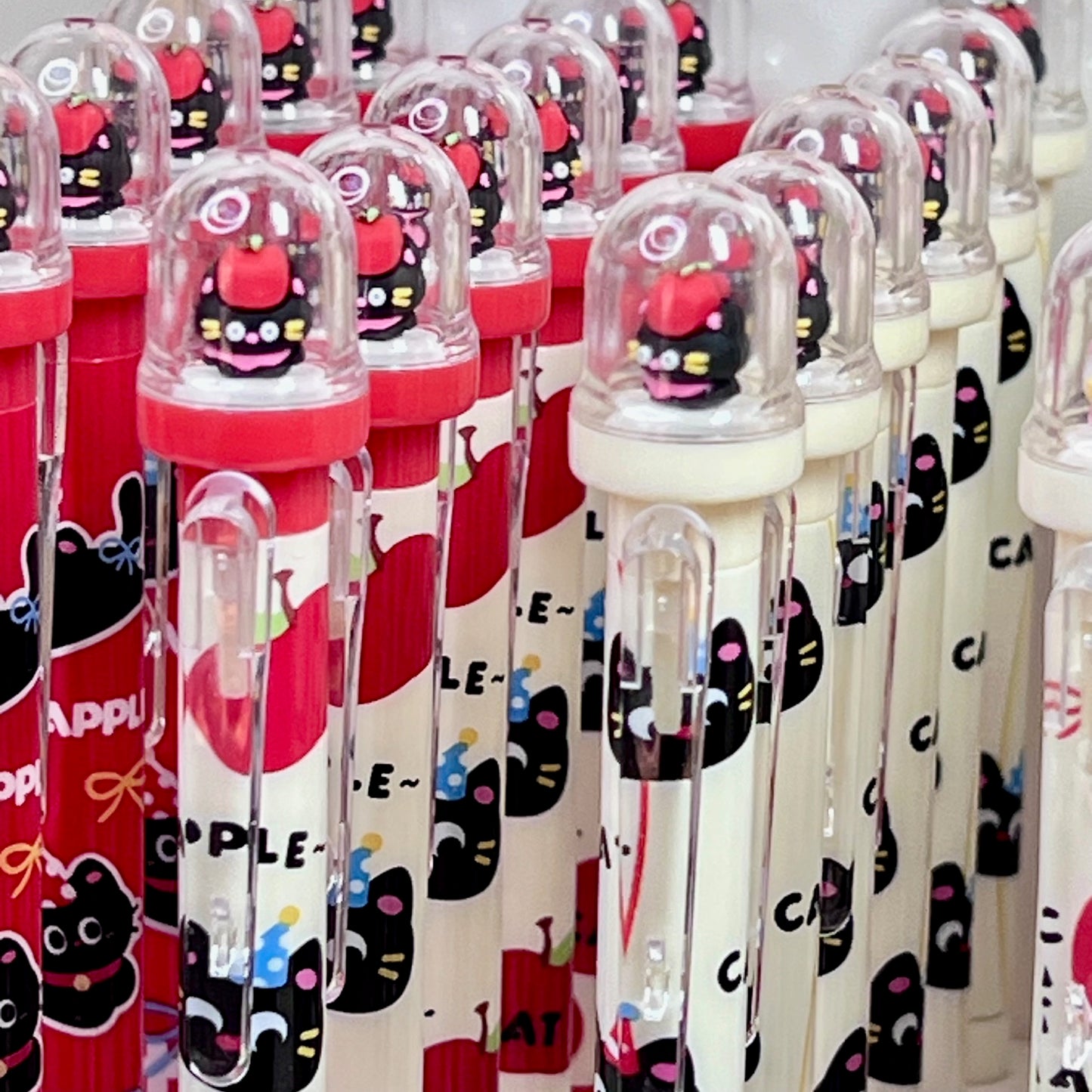 22725 Apple Cat Retractable Gel Pen-36