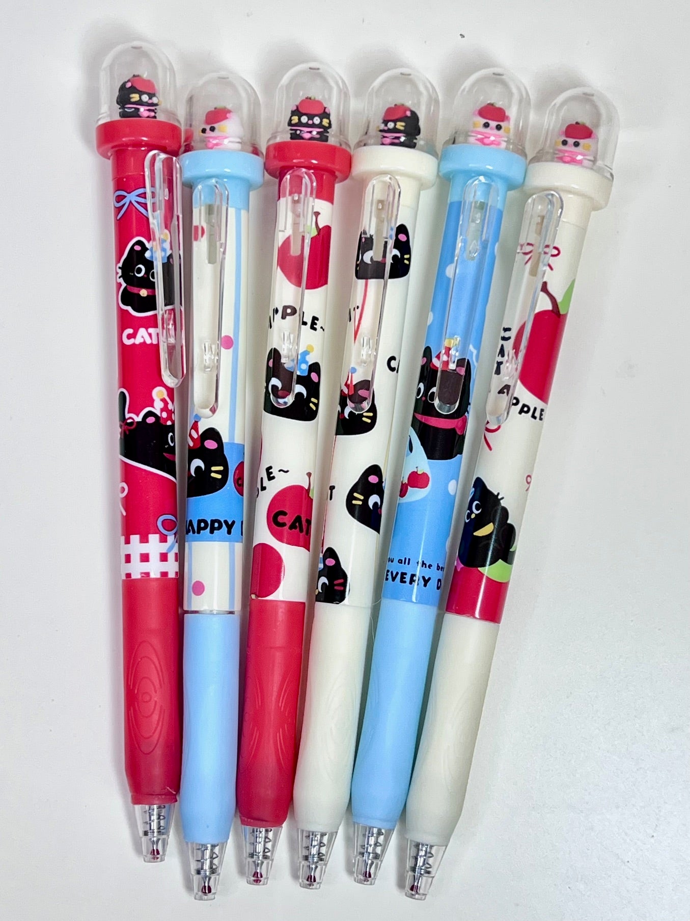 22725 Apple Cat Retractable Gel Pen-36