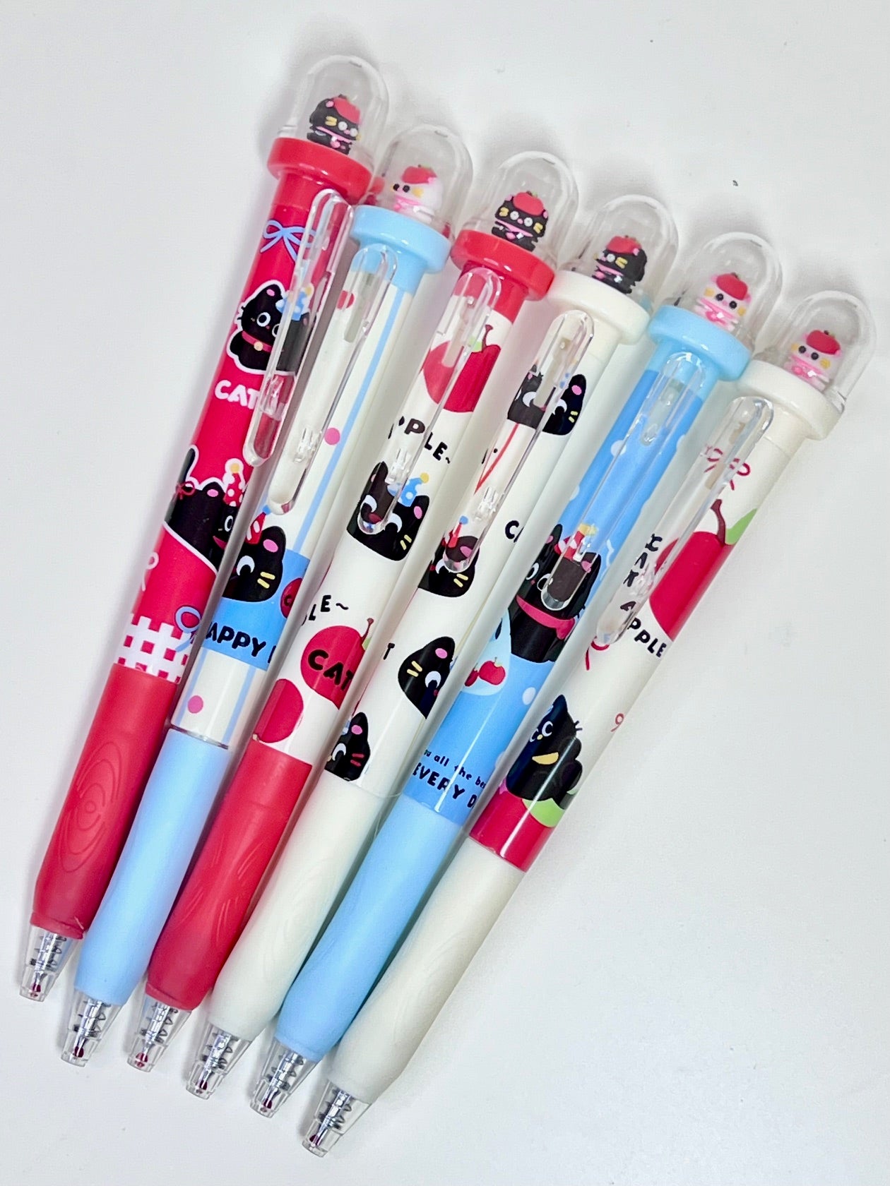 22725 Apple Cat Retractable Gel Pen-36