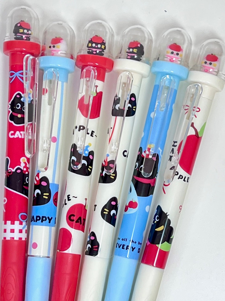 22725 Apple Cat Retractable Gel Pen-36