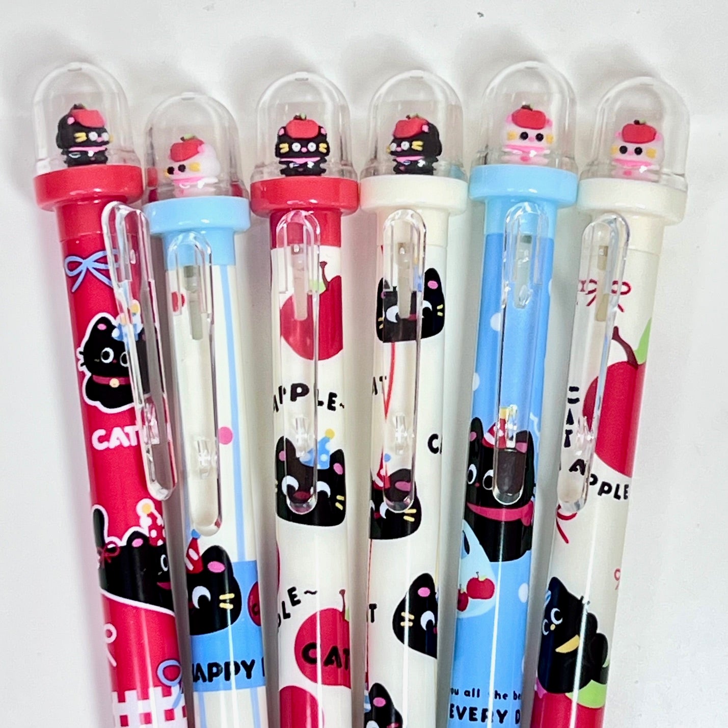 22725 Apple Cat Retractable Gel Pen-36